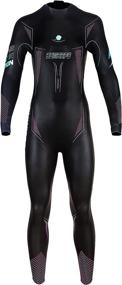 img 3 attached to 🏊 SUMARPO Women's N-Joy Full Sleeve Triathlon Wetsuit - Yamamoto Smoothskin Neoprene Suit for Open Water Swimming, Ideal for Ironman Races