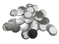 non-magnetic eyeshadow pan round metal stickers, 50pcs - for magnetic makeup palette (2.5cm diameter) logo