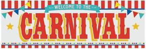 img 1 attached to 🎪 Carnival Welcome Party Banner – Circus Party Supplies – 6 Feet Long: A Vibrant Addition to Your Celebration!