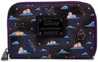 🌈 loungefly disney classic clouds ziparound wallet: сохраняя магию диснея близко с стилем логотип