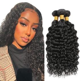 img 4 attached to Bundles Unprocessed Brazilian Virgin Natural Hair Care