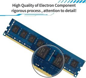 img 2 attached to 🔹 Кит Kuesuny 16GB (8GBX2) DDR3L-1600 Удимм, PC3L-12800/PC3L-12800U 8GB CL11 240 Pin 2RX8 двухрежимный низкоскоростной Регистр ОЗУ без кода ошибки и буферизации 1.35V/1.5V Модуль памяти для настольных компьютеров с улучшением (синий)