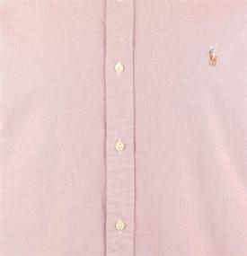 img 1 attached to Sleek and Refined: RALPH LAUREN Sleeve Oxford Button Shirt