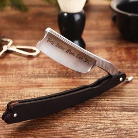 img 1 attached to Cutting-Edge Gold Dollar Club Cut 💈 Throat Straight Razor – The Ultimate Shaving Experience!