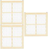 🖼️ bright creations chicken wire window picture frame set, unfinished, 10 x 10 inches, pack of 3 logo