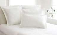 🛏️ kotton culture set of 2 100% egyptian cotton pillow shams - premium hotel quality bedding (standard size, white) logo
