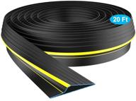 🎁 father's day special: west bay diy weather stripping bottom rubber - universal garage door threshold seal (20 feet) [sealant not included] logo