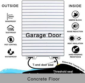 img 1 attached to 🎁 Father's Day Special: West Bay DIY Weather Stripping Bottom Rubber - Universal Garage Door Threshold Seal (20 Feet) [Sealant not Included]