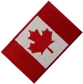 img 2 attached to EmbTao Canadian Maple Leaf Flag Patch - Iron On & Sew On National Emblem for Canada