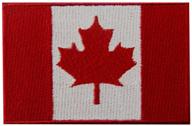 embtao canadian maple leaf flag patch - iron on & sew on national emblem for canada logo