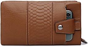 img 4 attached to 👛 Fashionable Earnda Women's Wallets and Wristlet: Stylish Handbags & Wallets for Women