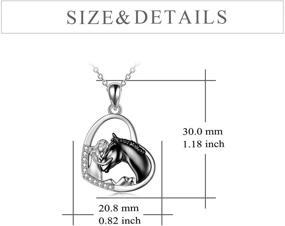 img 1 attached to 👧 YFN Sterling Girls' Pendant Necklace - Jewelry for Necklaces & Pendants