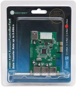 img 1 attached to 🟢 Syba SY-PEX20135 USB 3.0 PCIe 2.0 x1 Etron Chipset - 4 Port Green