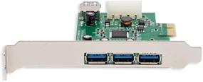 img 4 attached to 🟢 Syba SY-PEX20135 USB 3.0 PCIe 2.0 x1 Etron Chipset - 4 Port Green