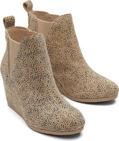 img 3 attached to 👢 Stylish and Comfortable: TOMS Women's Kelsey Wedge Chelsea Bootie for Ultimate Style and Support