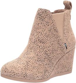 img 4 attached to 👢 Stylish and Comfortable: TOMS Women's Kelsey Wedge Chelsea Bootie for Ultimate Style and Support