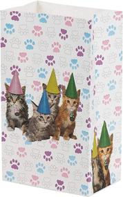 img 2 attached to 🐱 Juvale Cat Themed Party Bags for Children's Birthday Celebration (Pack of 36)