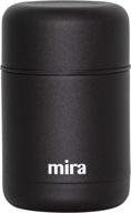 🥣 stay fresh all day with mira 20 oz lunch thermos - vacuum insulated stainless steel food jar in black логотип