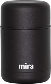 img 4 attached to 🥣 Stay Fresh All Day with MIRA 20 oz Lunch Thermos - Vacuum Insulated Stainless Steel Food Jar in Black