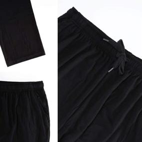 img 1 attached to 🩳 Men's Breathable Lounge Workout Shorts for Comfortable Sleep & Lounge