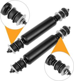 img 2 attached to 🔧 High-Performance Front and Rear Shocks for Club Car DS Gas & Electric 1988-Up, Precedent Gas & Electric 2004-Up - OEM Replacement: 1014235, 1014236, 1010991, 1015813, 1013164 (Set of 2 Front + 2 Rear Shocks)