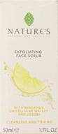 natures exfoliating face scrub ounce logo