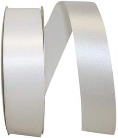 img 1 attached to 🎀 White Reliant Ribbon Satin Supreme Ribbon, 1.375 Inch X 100 Yards