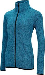 img 3 attached to Dolcevida Womens Sweater Speckled Pockets Sports & Fitness in Team Sports