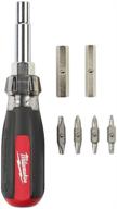 отвертка milwaukee multi tip cushion grip screwdriver логотип