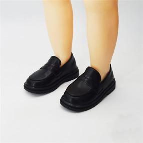 img 3 attached to 👞 BENHERO Toddler Loafers: Stylish Synthetic Leather Shoes for Boys