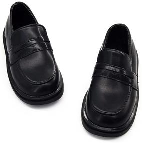 img 1 attached to 👞 BENHERO Toddler Loafers: Stylish Synthetic Leather Shoes for Boys