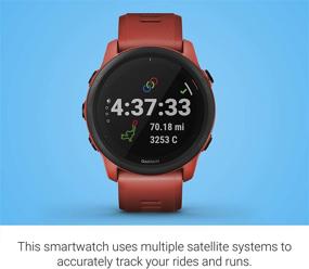 img 2 attached to Get in Shape with Garmin Forerunner 745: GPS Running Watch, Advanced Training Stats, on-device Workouts, and Essential Smartwatch Features in Red