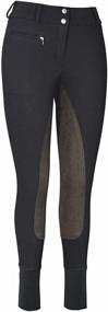 img 2 attached to 👖 TuffRider Women's Ribb Full Seat Breech with Wide Waistband - Low Rise Style