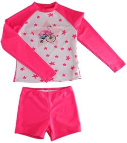 img 4 attached to 👙 Dayu Unisex Kids Rashguard Set - Two Piece Swimsuit UPF 50+ UV Protection - Ages 4-14 Years