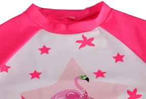 img 2 attached to 👙 Dayu Unisex Kids Rashguard Set - Two Piece Swimsuit UPF 50+ UV Protection - Ages 4-14 Years