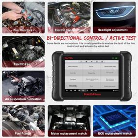 img 2 attached to 🚗 Autel DS808K Automotive Scan Tool - MaxiDAS DS808 Kit Vehicle Diagnostic and Maintenance Tablet [Comparable to MaxiSys MS906], Bi-Directional Control, 30+ Services, Oil Reset/ EPB/ ABS Bleed/ SRS/ SAS/ DPF