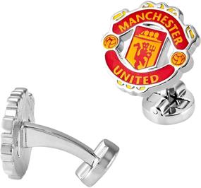 img 3 attached to 🔧 Стильные запонки с газоном Manchester United F.C.: Поднимите свой стиль фаната!