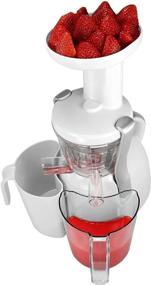 img 2 attached to 🥤 The Big Boss 9192 White Slow Juicer: Nutrient-Rich, Health-Boosting Juice Maker