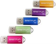 eastfun 8gb флеш-накопитель usb - 5 шт. | usb 2.0 флешка в разных цветах логотип