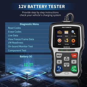 img 2 attached to 🔧 AUTOGEN OBD2 Scanner & 12V Battery Tester | Full OBDII Functions | DTC Lookup | Check Engine Light | O2 Smog Test | Car Diagnostic Scan Tool for All Cars | Automotive Scanner