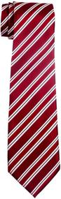 img 2 attached to 👔 Preppy Striped Woven Accessories and Neckties for Boys