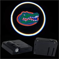 🐊 florida gators universal wireless car projection led door logo lights - 2pcs welcome light kit logo