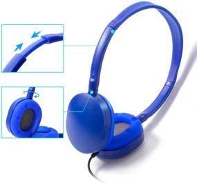 img 3 attached to Wholesale Bulk Headphone Earphone Earbud - Kaysent(KHP0-25DBlue) 25 Pack Wholesale Dark Blue Headphone For School