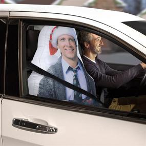 img 3 attached to National Lampoon's Clark Griswold Christmas Car Buddy Inflatable 2.8 FT: Ultimate Mobile Xmas Decoration with Car Adapter!