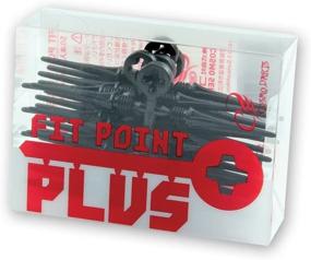 img 1 attached to 🎯 Cosmo Fit Point Plus Black - Pack of 50 Soft Tip Points