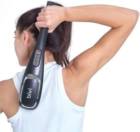 img 1 attached to 🔌 BIVI DX Cordless Deep Tissue Massager - Full Body Handheld Device for Muscle, Back, Foot, Neck, Shoulder & Leg Pain Relief - Black