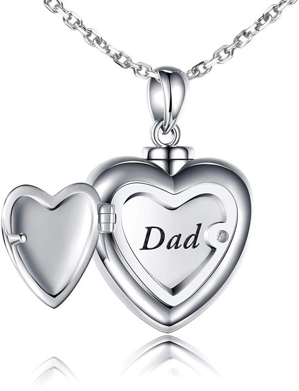 necklace cremation memorial sterling keepsake boys' jewelry 로고