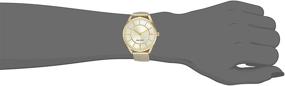 img 3 attached to ⌚ Часы с металлическим браслетом NW/1922 от Nine West для женщин