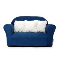 keet roundy denim children's sofa: stylish and comfortable furniture for kids logo