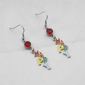 img 2 attached to 🎂 Personalized Birthstone Charm Earrings & Birthday Cake Gift – Ideal Present for Women, Girls, Best Friends, and Family – Meaningful Jewelry for Birthdays